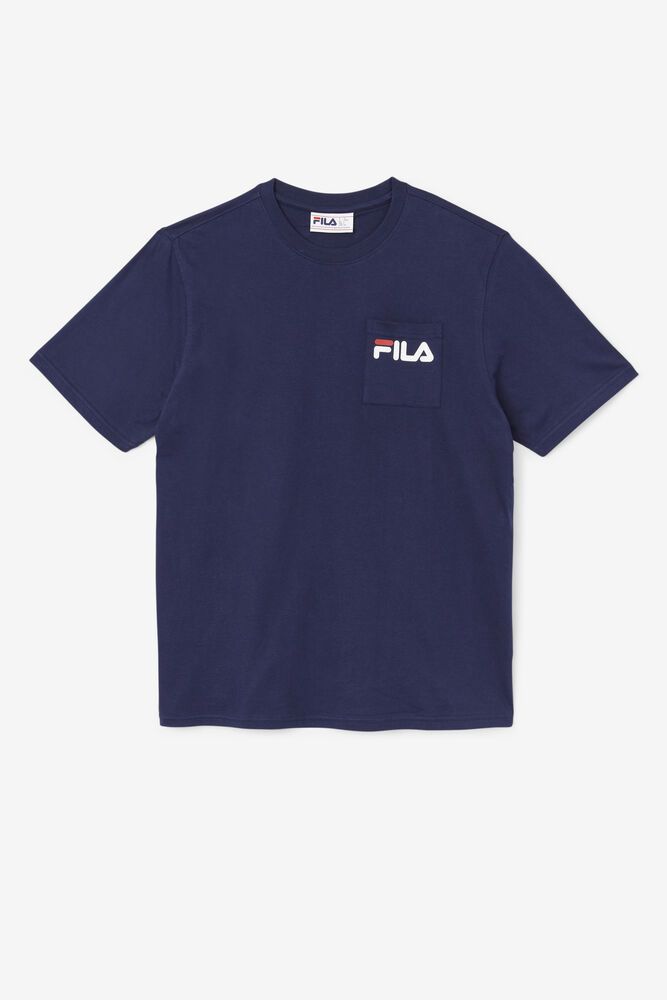 Tricou Fila Barbati Bleumarin Curtis Pocket XZSN-20347